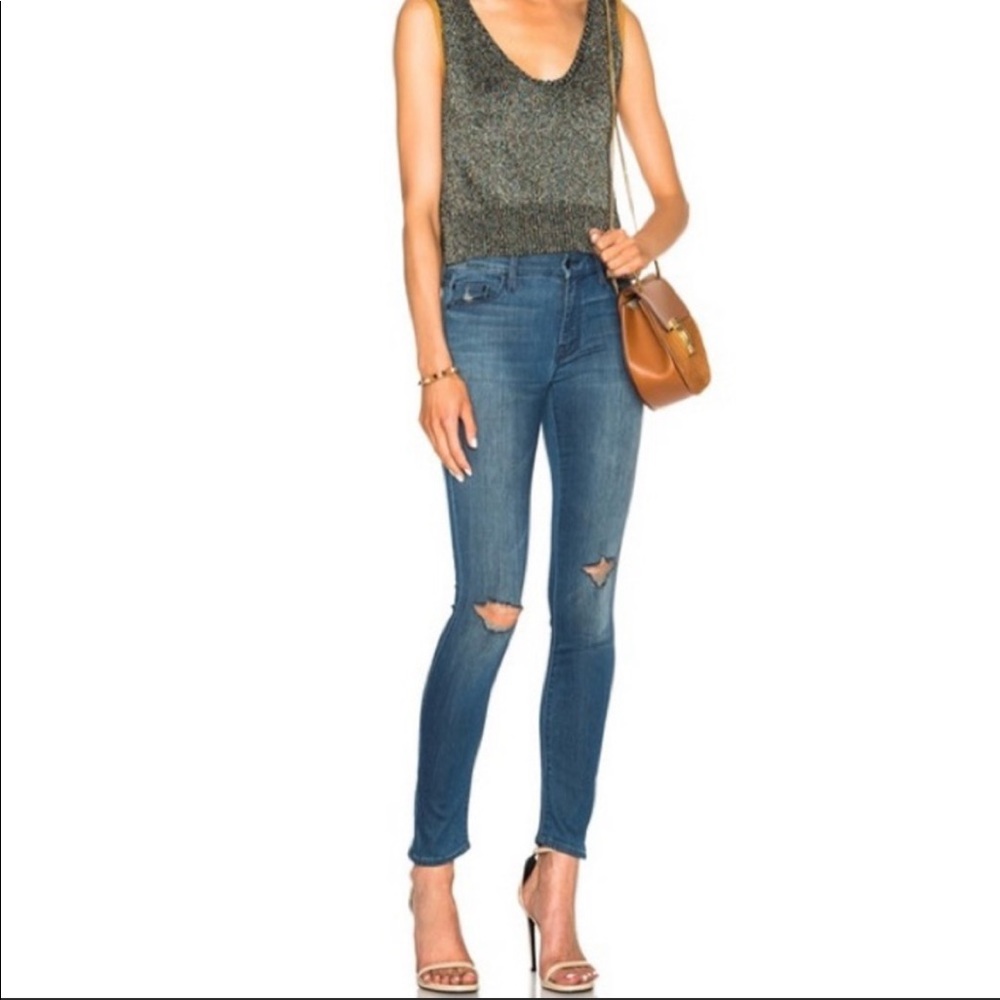 Mother The Looker Jeans in Love Bites